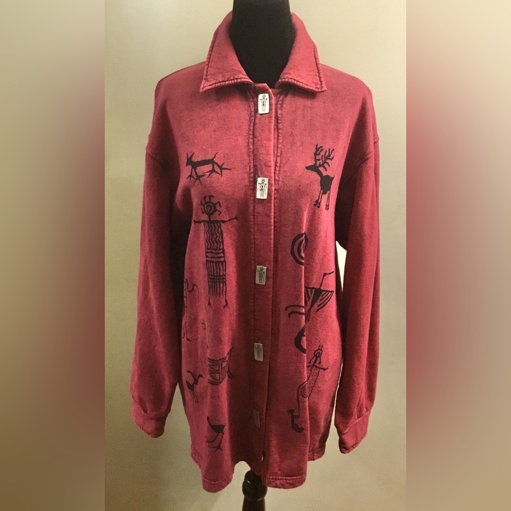 Vintage Unique BFOFO Designs Inc. Petroglyph Sweater